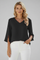 Women's Blouse - V Neckline Short Sleeve Blouse with Pocket - Stylish Summer Tops for Women 7