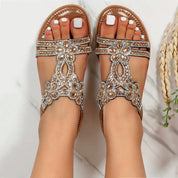 Women's Boho Sandals - Comfortable Orthopedic Footwear for Casual Outings 11