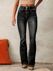 Women's Bootcut Jeans with Flattering High Rise and Supportive Design for All-Day Comfort 4