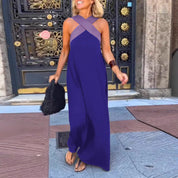Women's Maxi Dress - Elegant Crossed Design for Breezy Summer Style 9