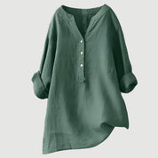 Womens Tunic Tops - Relaxed Button Tunic Clothing for Effortless Everyday Style 3