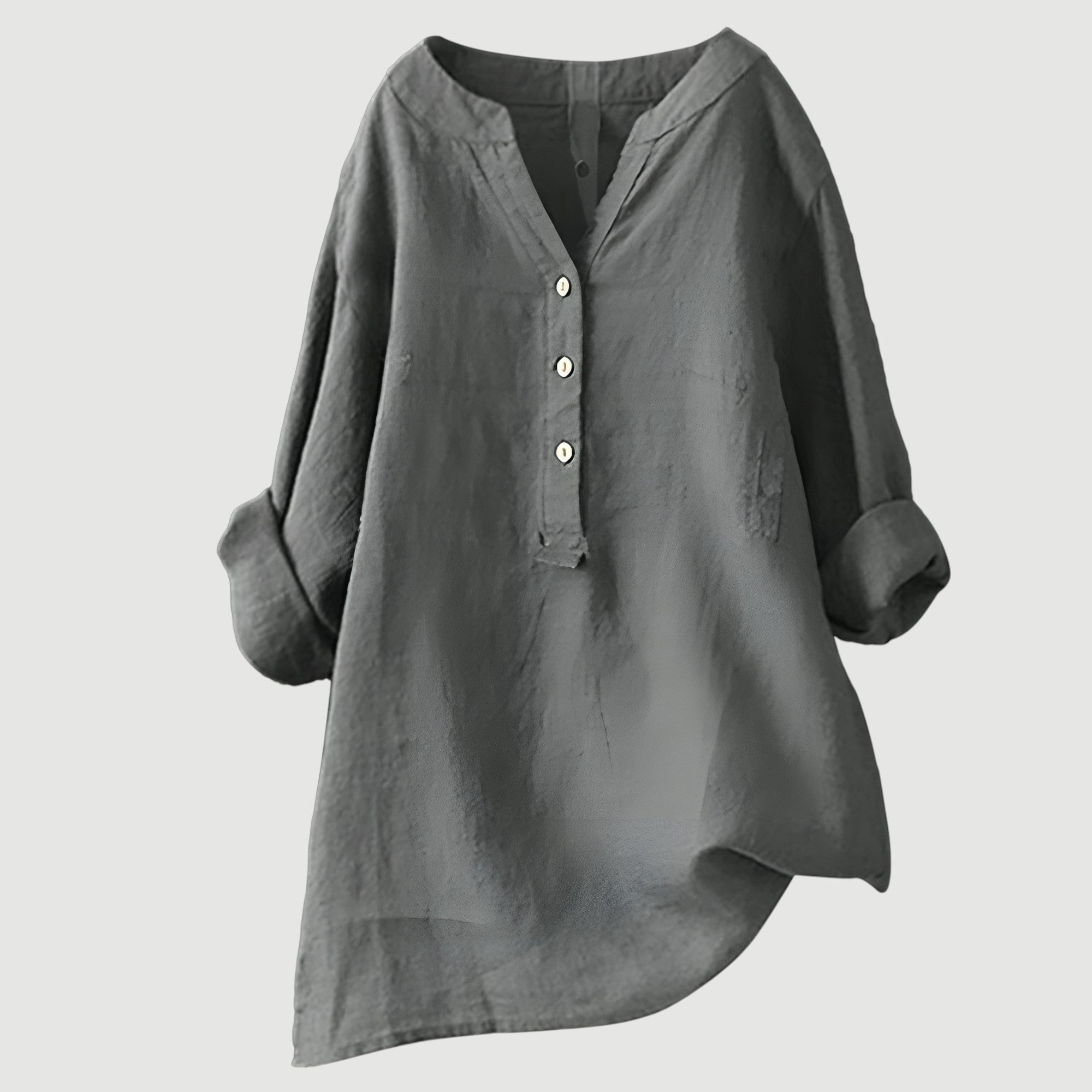 Womens Tunic Tops - Relaxed Button Tunic Clothing for Effortless Everyday Style 5