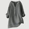 Womens Tunic Tops - Relaxed Button Tunic Clothing for Effortless Everyday Style 5