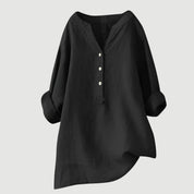 Womens Tunic Tops - Relaxed Button Tunic Clothing for Effortless Everyday Style 7