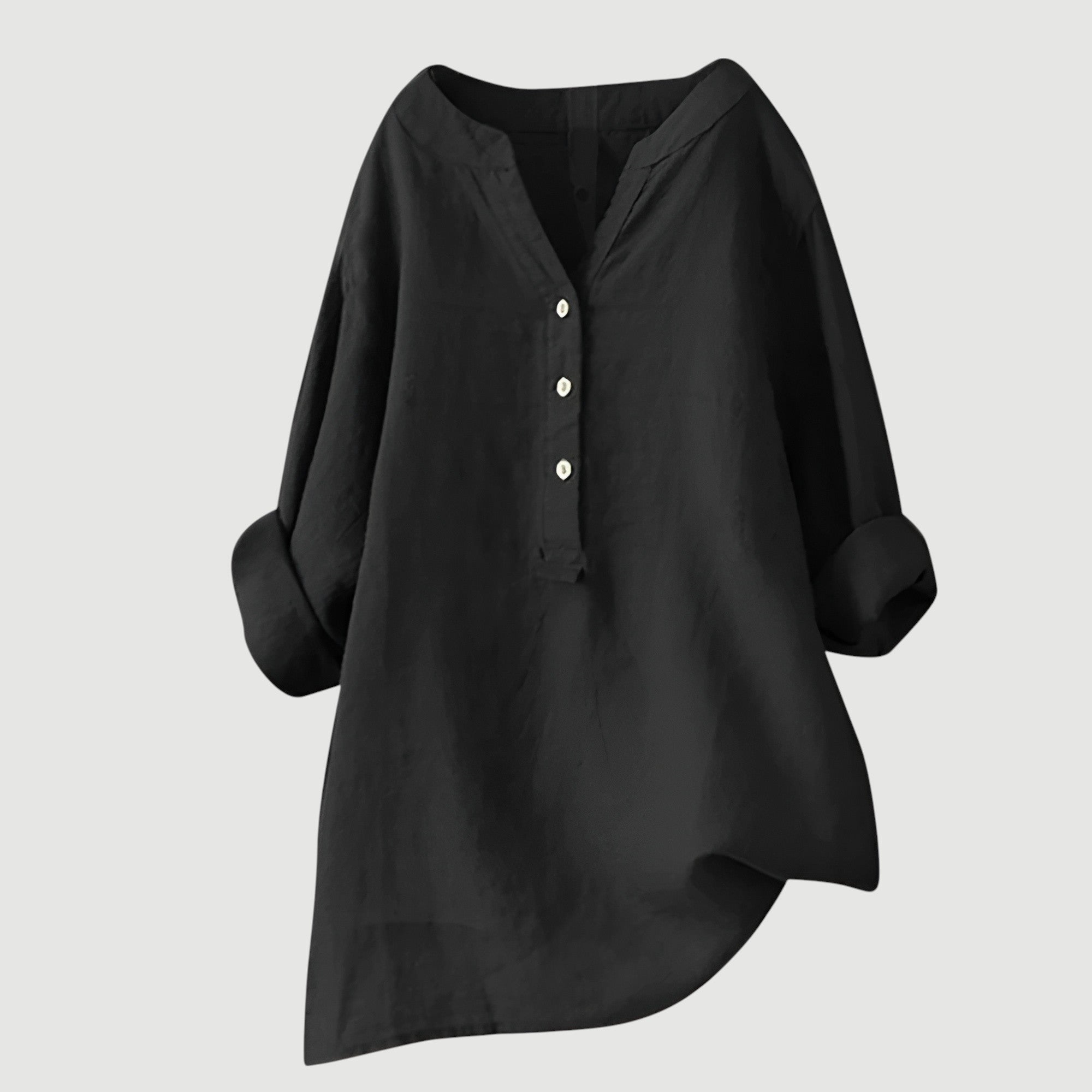 Womens Tunic Tops - Relaxed Button Tunic Clothing for Effortless Everyday Style 7