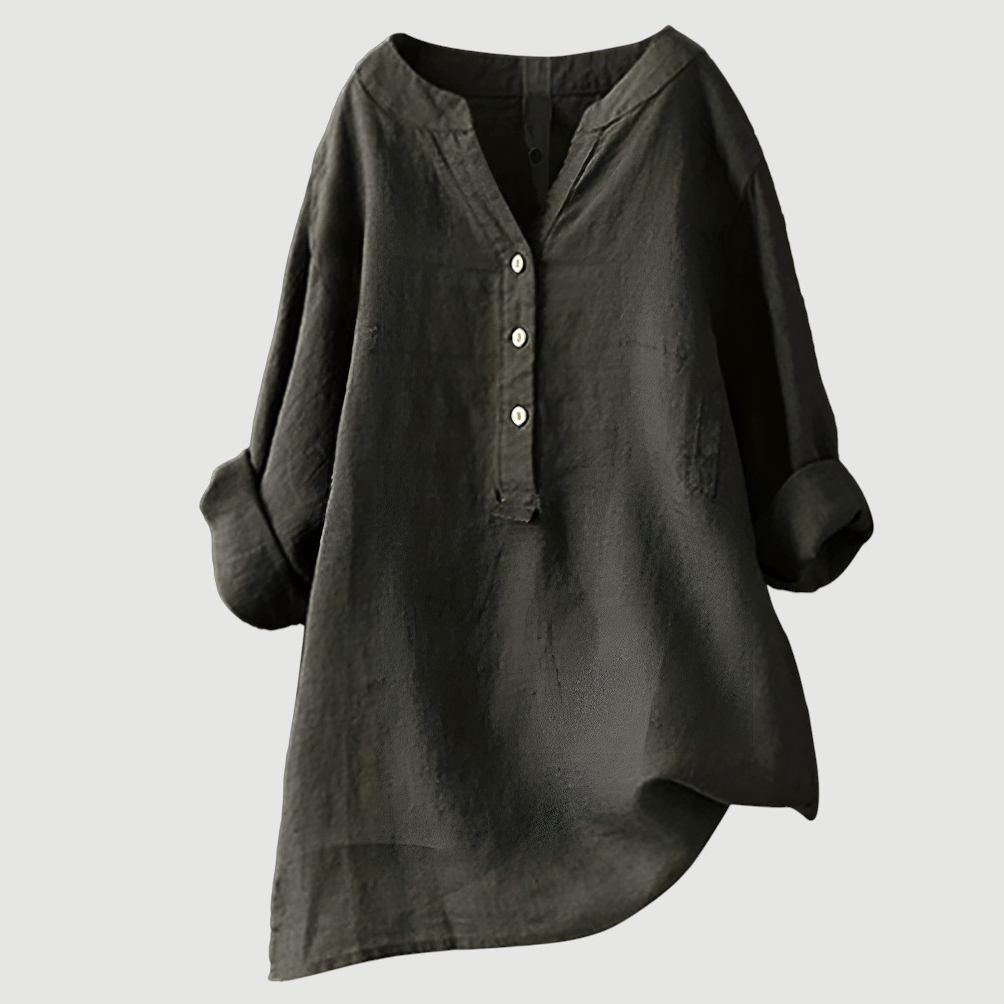 Womens Tunic Tops - Relaxed Button Tunic Clothing for Effortless Everyday Style 9