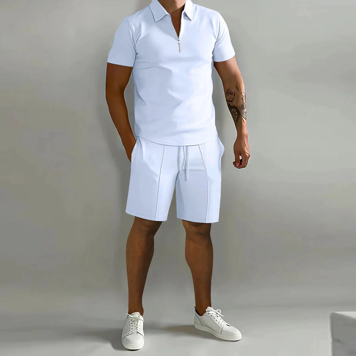 HENRY | Polo and Shorts Two Pieced Set Men