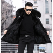 Men's hood winter parka jacket | Warmth-5