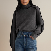 Meikena | Women's warm turtleneck sweater | winter-4