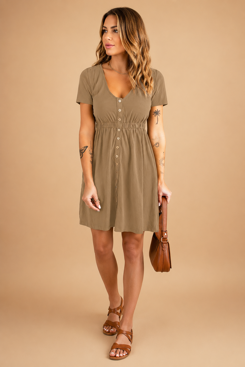 AVINA | Button-down Dress Summer