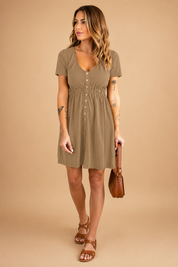 AVINA | Button-down Dress Summer