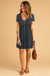 AVINA | Button-down Dress Summer