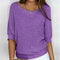 Sweater in a two -tone design for women with comfortable comfort-2
