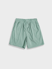 Chic Summer Corduroy Button-Up Set for Men