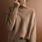 Fashionable Turtleneck sweater for women-5