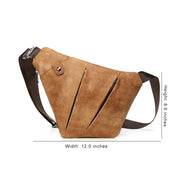 Jaxon | Urban Geometric Leather Crossbody Bag