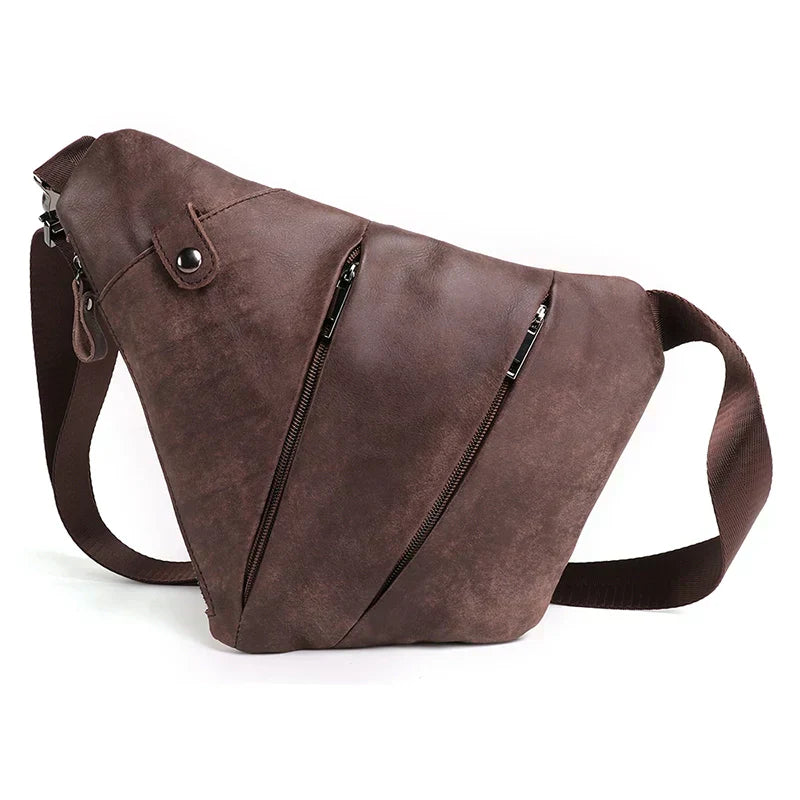 Jaxon | Urban Geometric Leather Crossbody Bag