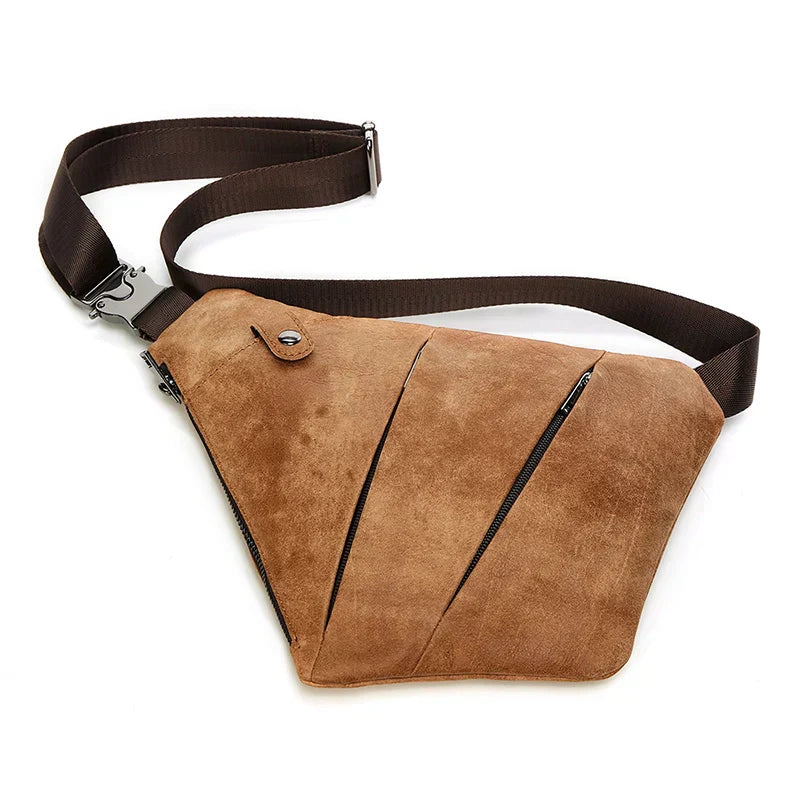 Jaxon | Urban Geometric Leather Crossbody Bag