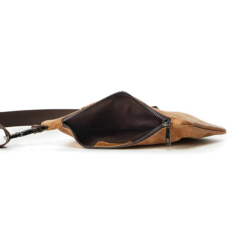 Jaxon | Urban Geometric Leather Crossbody Bag