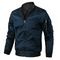 Men's casual bomber jacket | zipper-3