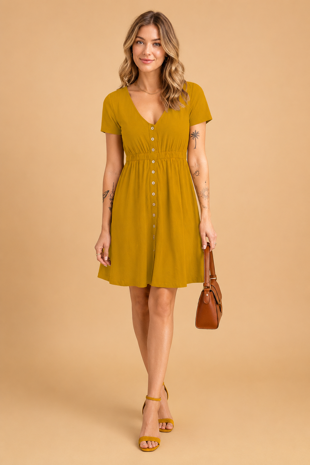 AVINA | Button-down Dress Summer