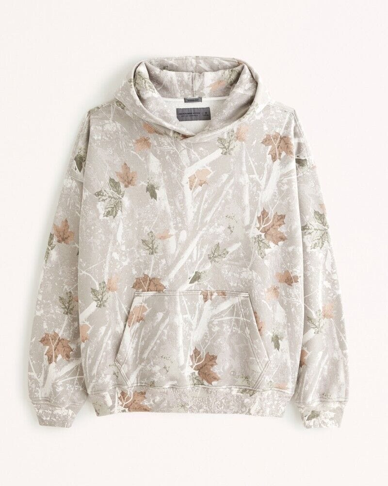 Sweater with a hood and stylish "with love" logo on the back-1