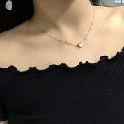 HeartGlow | Delicate Heart Charm Necklace