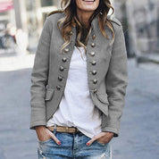 Amavinim | Damen Knöpfbare Jacke | Kurz-4