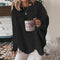 Knitting sweater with a loose fit-2