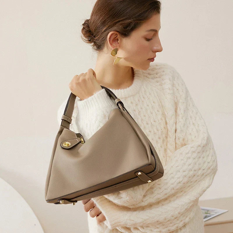 Lila | Versatile Textured Leather Crossbody Bag