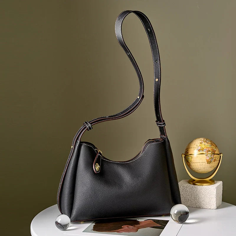 Lila | Versatile Textured Leather Crossbody Bag